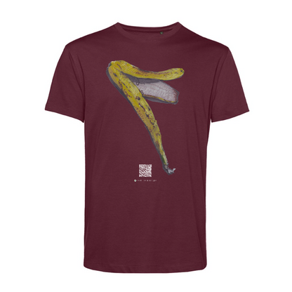 Cáscara de Plátano Polera Orgánica Unisex - Colores Oscuros