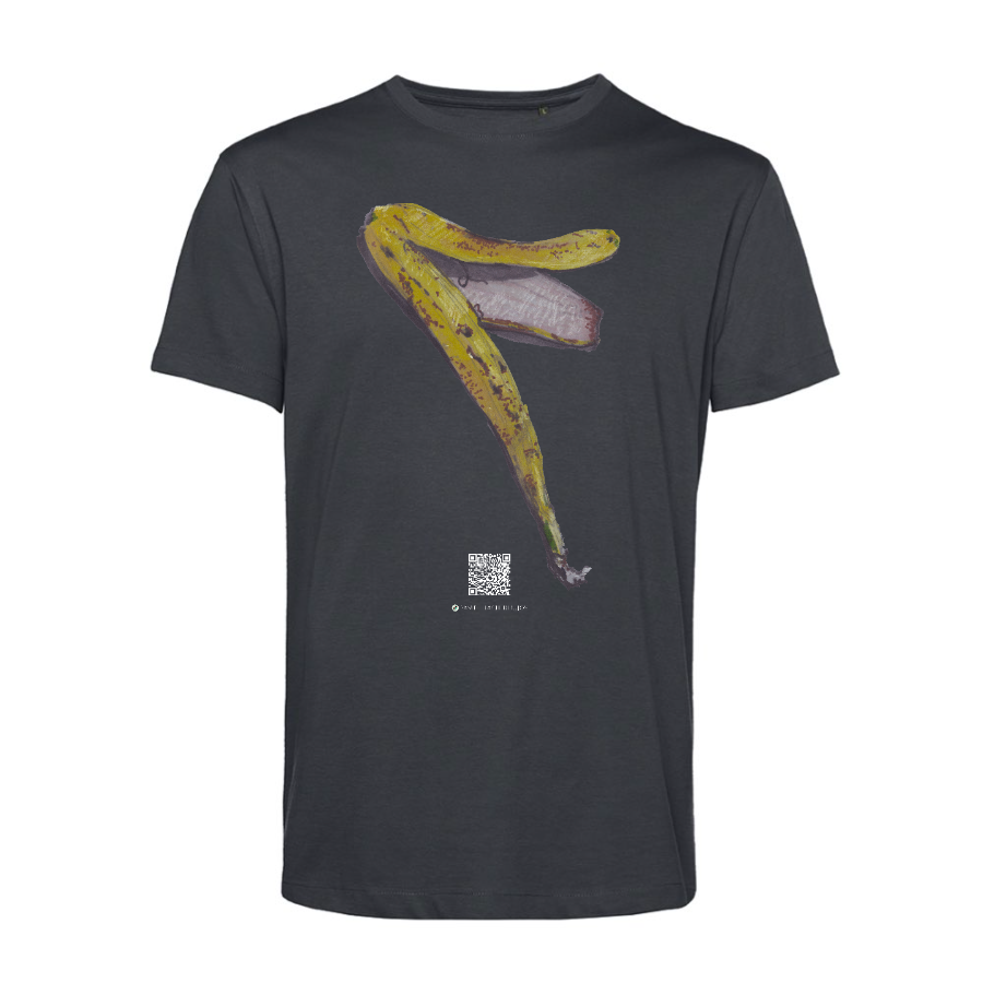 Cáscara de Plátano Polera Orgánica Unisex - Colores Oscuros
