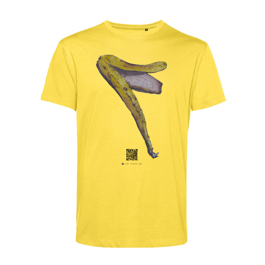 Cáscara de Plátano Polera Orgánica Unisex - Colores Claros