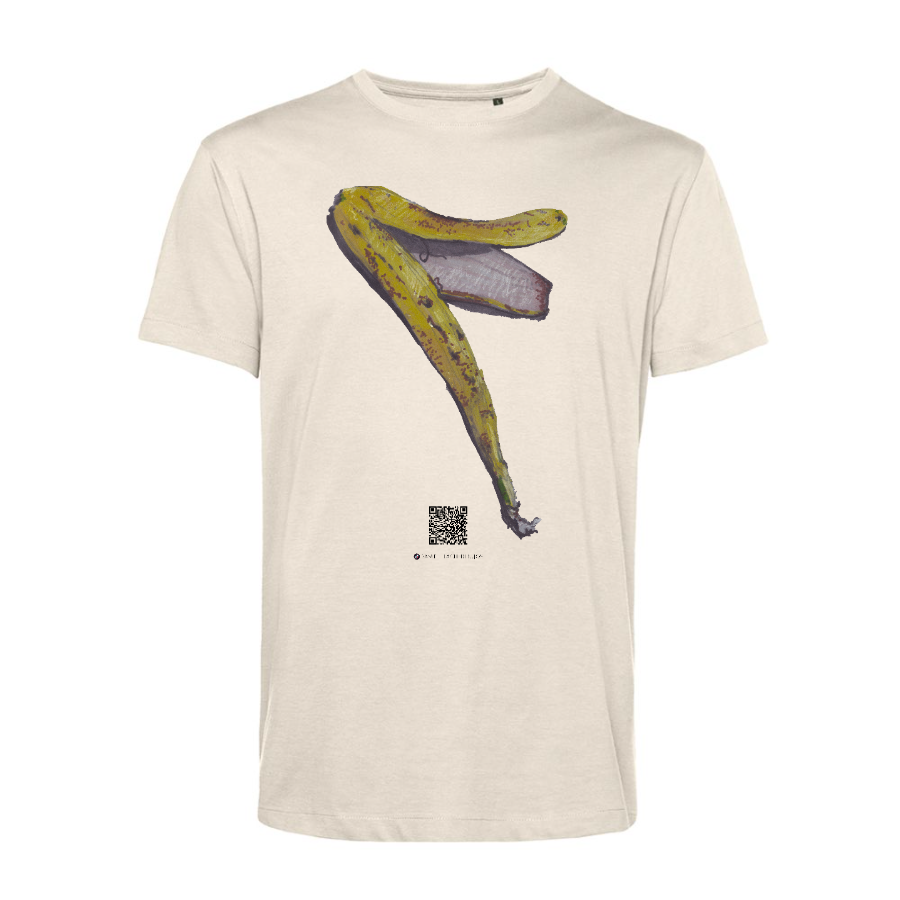 Cáscara de Plátano Polera Orgánica Unisex - Colores Claros